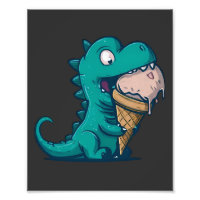 Sorvete Blue Dino Loves - Arte Engraçada