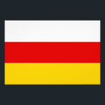 Foto South Ossetia Flag<br><div class="desc">Patriotic flag of South Ossetia.</div>