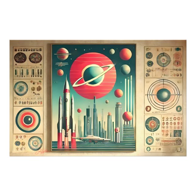 Foto Space Age Interplanetary Coordinates Alien Relic (Frente)