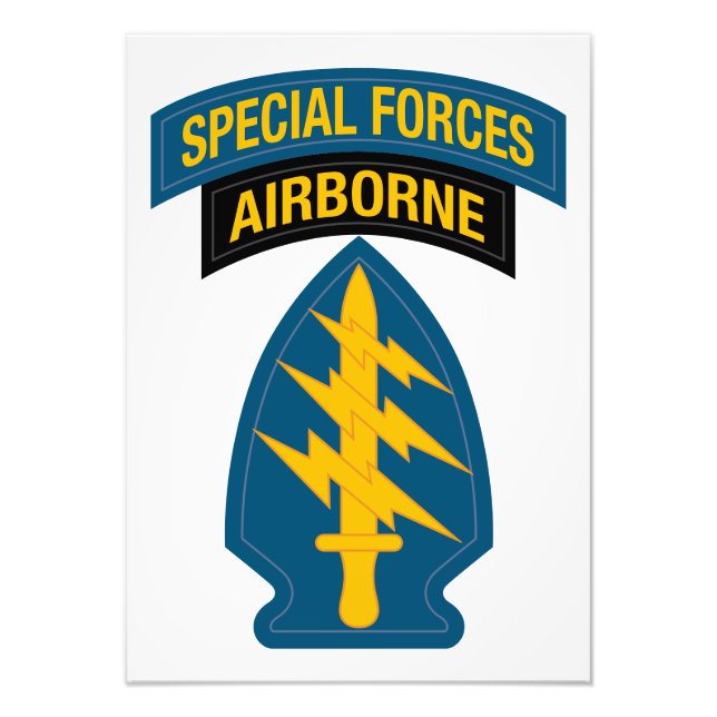 Foto Special Forces insignia Airborne Tab (Frente)
