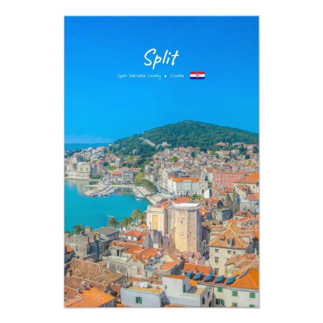 Foto Split, Croácia - Cidade Costeira (Frente)