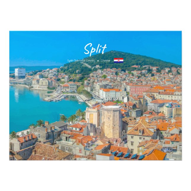 Foto Split, Croácia - Cidade Costeira (Frente)