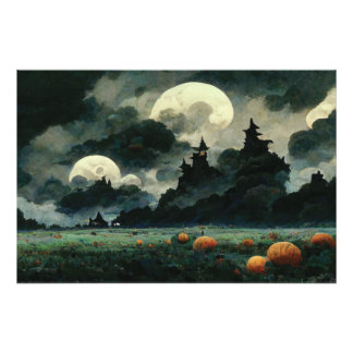 Foto Spooky Halloween Landscapes