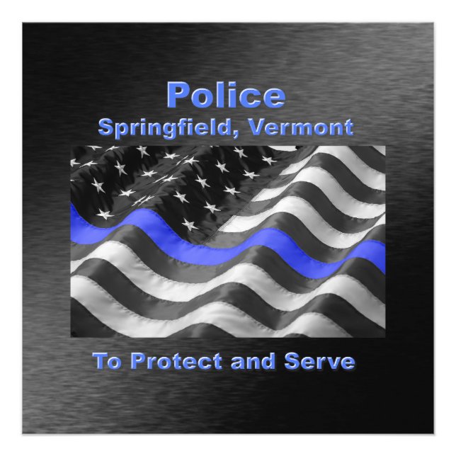 Foto Springfield, Vermont. Polícia (Frente)