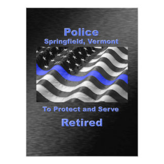 Foto Springfield, Vermont. Polícia