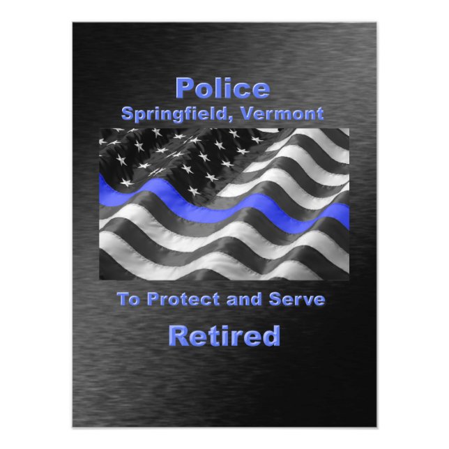 Foto Springfield, Vermont. Polícia (Frente)