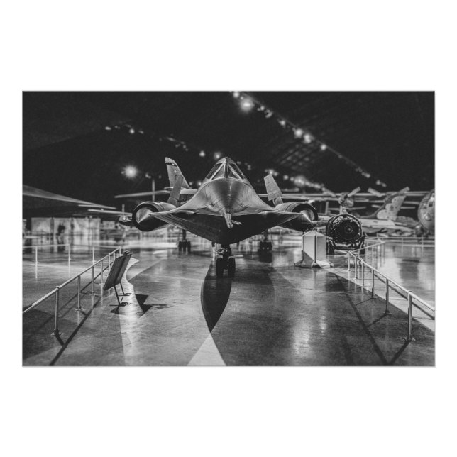 Foto SR-71 Blackbird Dayton Air Force Museum - Impressã (Frente)