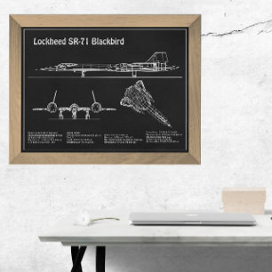Foto SR-71 Blackbird - Planos de bordo PD