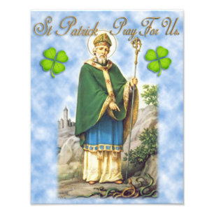 Foto St Patrick, santo padroeiro de Ireland.Pray para