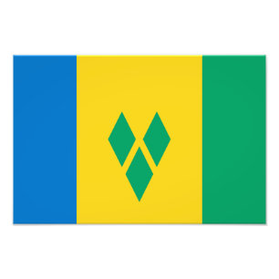 Foto St. Vincent & a bandeira dos Grenadines