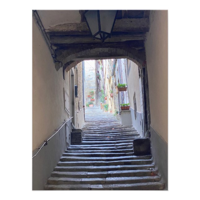 Foto Stairway in Cortona, Itália (Frente)