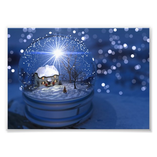 Foto Starlight Globe Photo Impressão (Frente)