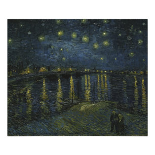 Foto Starry Night Over the Rhône, pintura a óleo Van Go