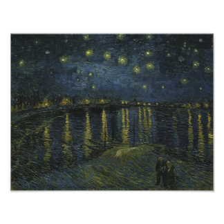 Foto Starry Night Over the Rhone - Van Gogh