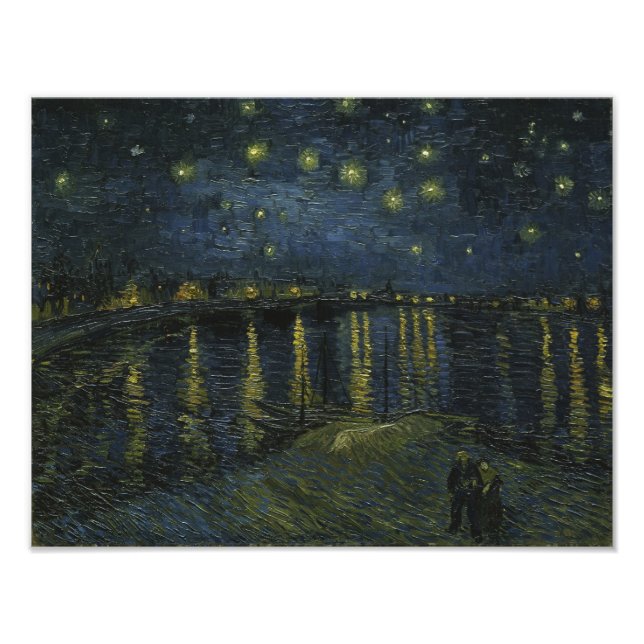 Foto Starry Night Over the Rhone - Van Gogh (Frente)
