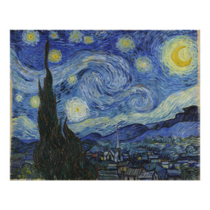 Foto Starry Night por Vincent Van Gogh