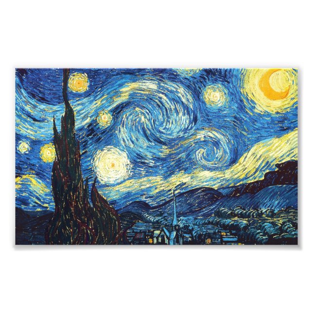 Foto Starry Night - Van Gogh (Frente)