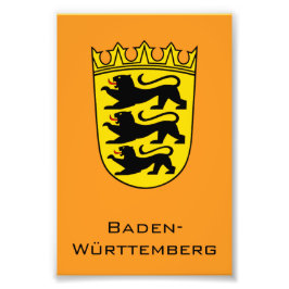 Foto State of Baden-Württemberg Grand Coat of Arms Art