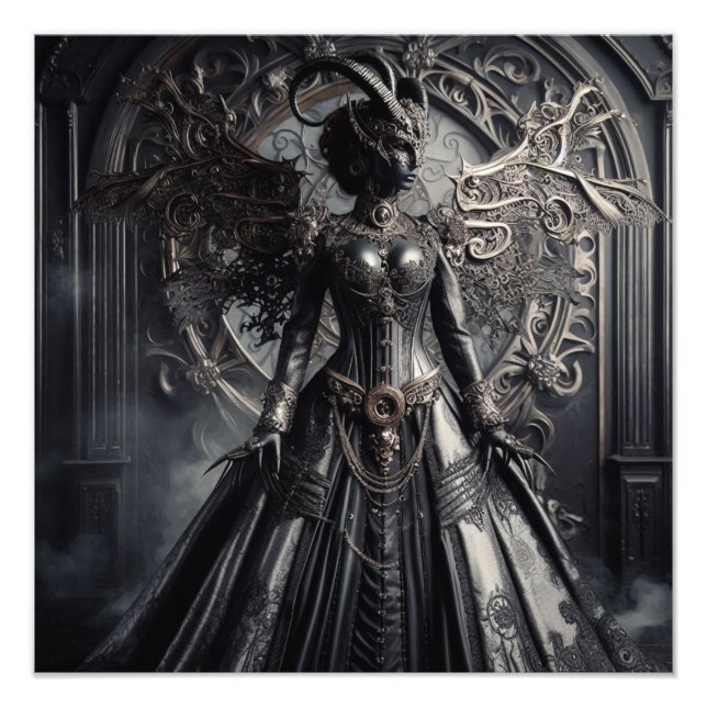 Foto Steampunk Fantasy Darkness Demon Fashion  (Frente)