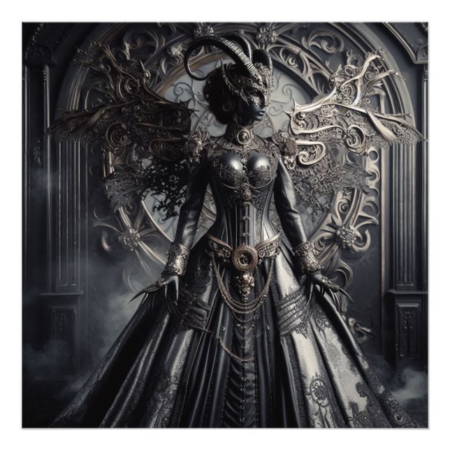 Foto Steampunk Fantasy Darkness Demon Fashion  (Frente)