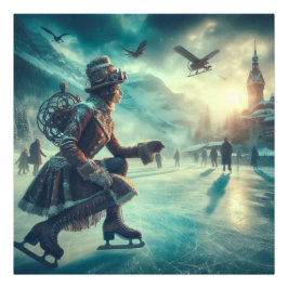 Foto Steampunk Victorian Fantasy Winter Messenger