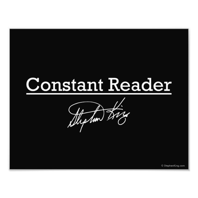 Foto Stephen King, Leitor Constante (Frente)