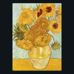 Foto Stilleben mit 12 Sonnenblumen de Vincent van Gogh<br><div class="desc">1888. Stilleben mit 12 Sonnenblumen ou Vase com 12 girassóis. Vincent Willem van Gogh foi um pintor impressionista poste de origem holandesa cujo trabalho - notável pela sua beleza áspera,  honestidade emocional e cor ousada - teve uma influência de grande alcance na arte do século 20.</div>