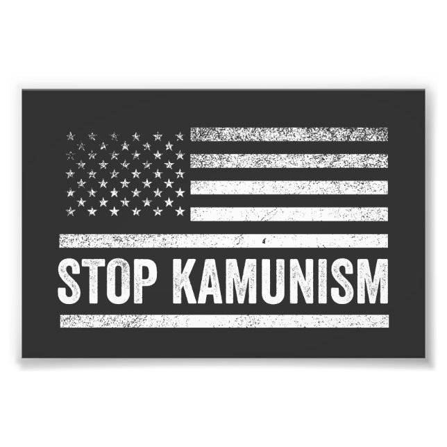 Foto Stop Kamunism Harris Walz 2024 Camrade Kamala (Frente)