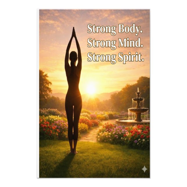 Foto Strong Body. Strong Mind. Strong Spirit. (Frente)