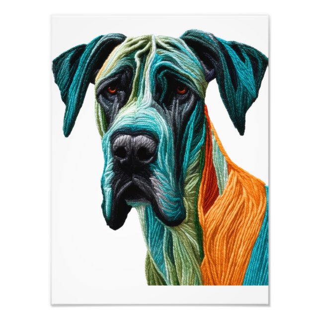 Foto Stunning artistic Great Dane artwork (Frente)