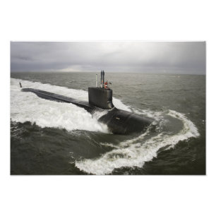Foto submarino de ataque do Virgínia-class