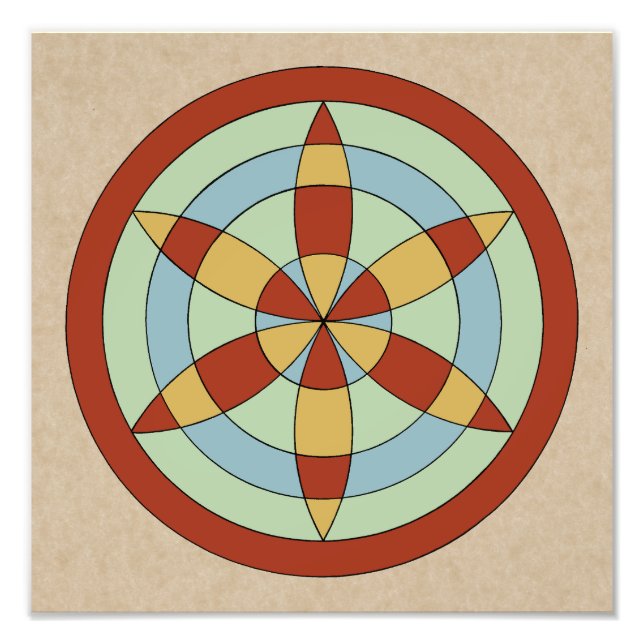 Foto Suffolk Hexafoil (Daisy Wheel) (Frente)