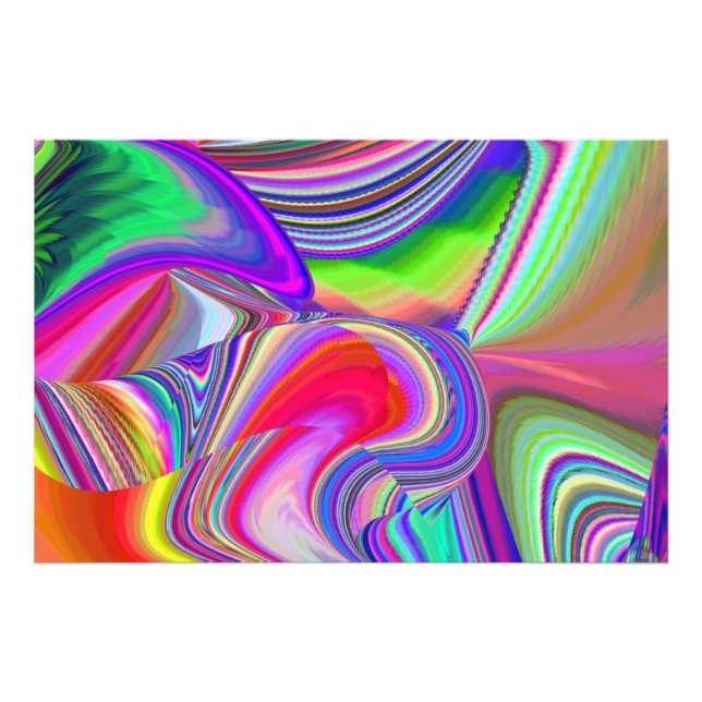 Foto Summerrainbow, Abstrato 3D Rainbowart (Frente)