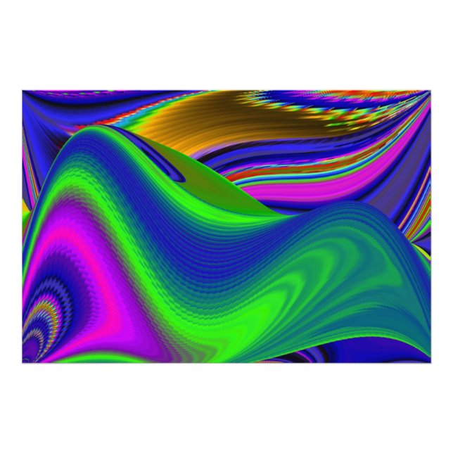 Foto Summerrainbow, Abstrato 3D Rainbowart (Frente)