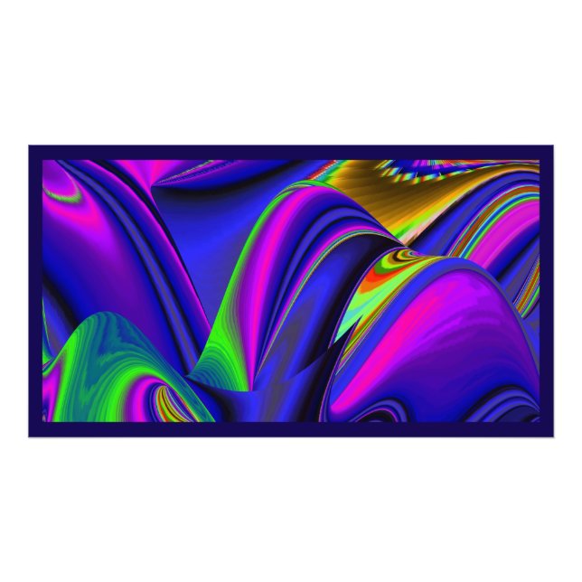 Foto Summerrainbow, Abstrato 3D Rainbowart (Frente)