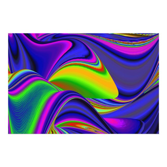 Foto Summerrainbow, Abstrato 3D Rainbowart (Frente)