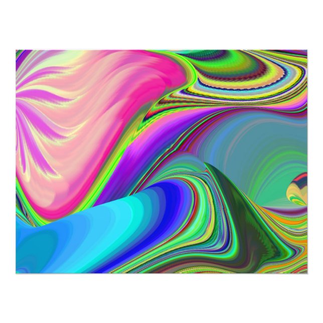 Foto Summersense, Abstrato 3D Rainbowart (Frente)