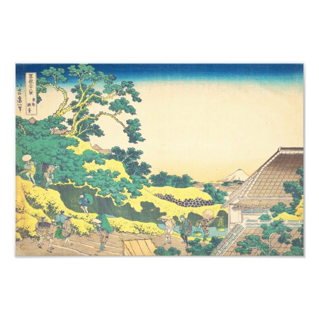 Foto Sundai, Edo Hokusai Ukiyo-e Arte Japonesa (Frente)