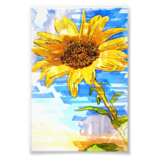Foto Sunflower Single Marker- Cute Sunflower Lover Gift