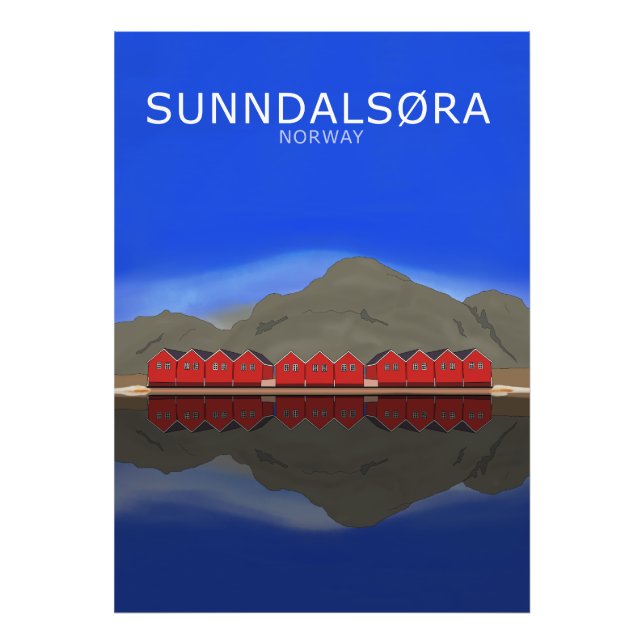 Foto Sunndalsøra Noruega (Frente)