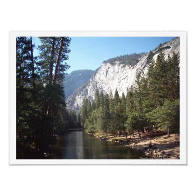 Foto "Sunnyside of the River" Yosemite Valley Poster (Frente)