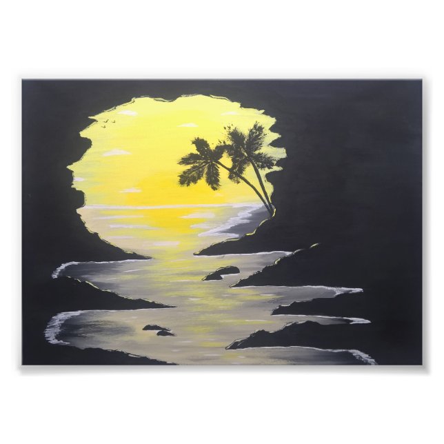 Foto Sunrise Cave 5x7 Impressão (Frente)