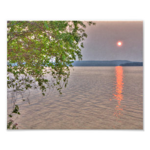 Foto Sunrise no Elk Lake, Michigan