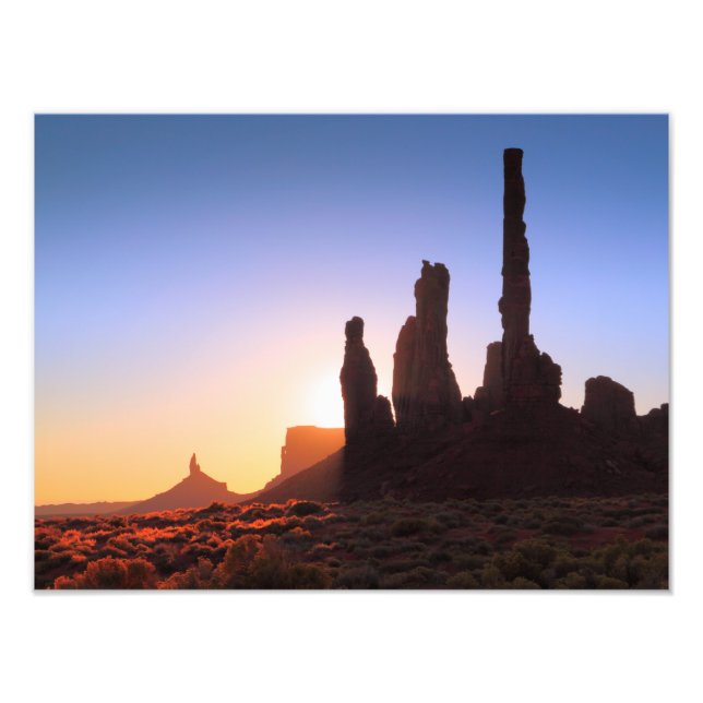 Foto Sunrise no Vale do Monumento, Arizona (Frente)