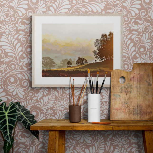 Foto Sunset de outono de ouro em Bradgate (Criador carregado)