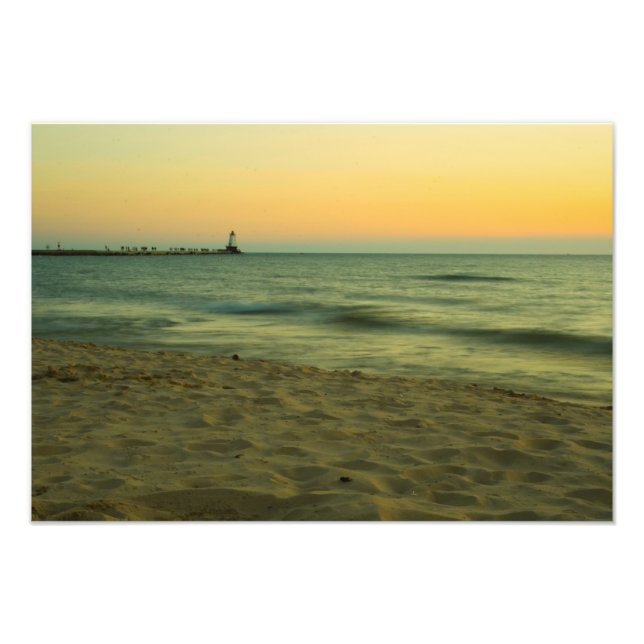 Foto Sunset em Ludington Light (Frente)