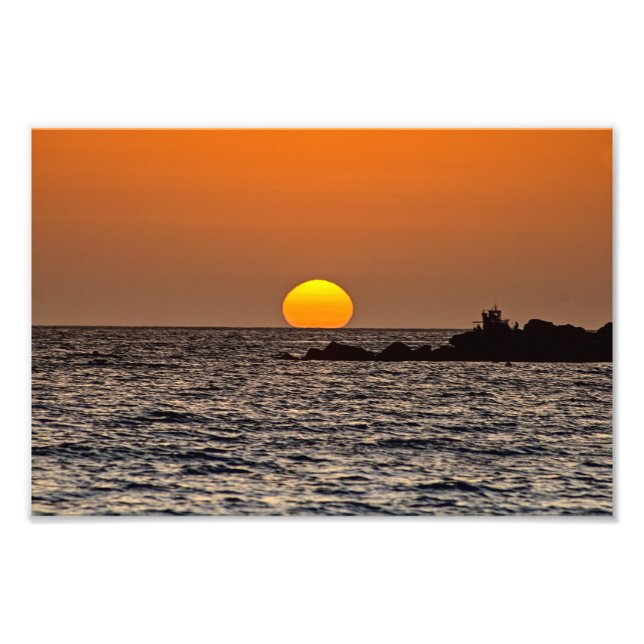 Foto Sunset em Paphos, Chipre (2532) (Frente)