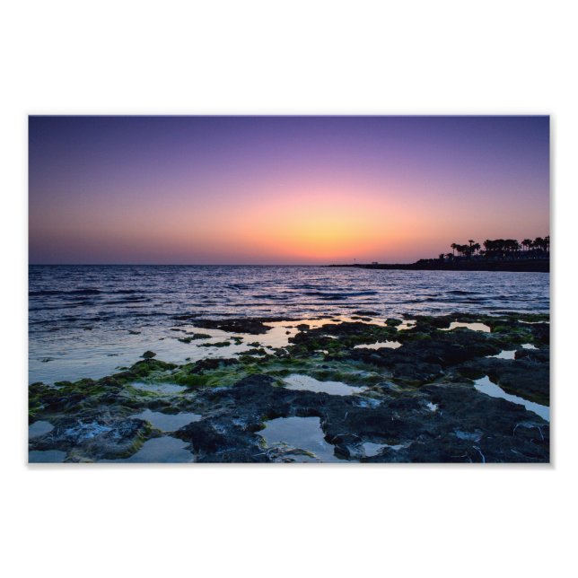 Foto Sunset em Paphos, Chipre (2547) (Frente)
