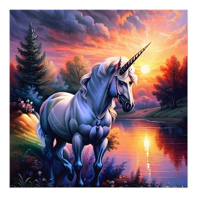 Foto Sunset Lake River Unicorn Seven (Frente)