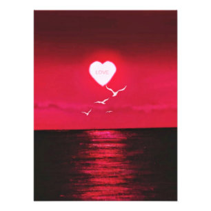 Foto Sunset Love - Romântico - Adicionar Seu Texto / F